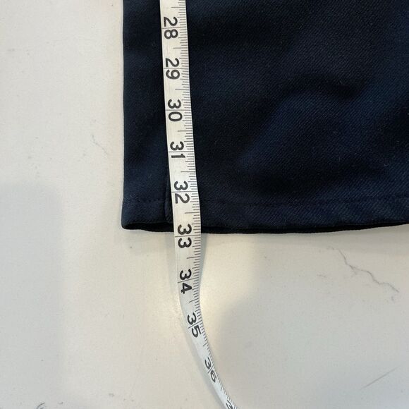 Vintage Levi’s Black 100% Polyester Pants 32x34 Made In USA Scoville Zipper - Picture 8 of 10